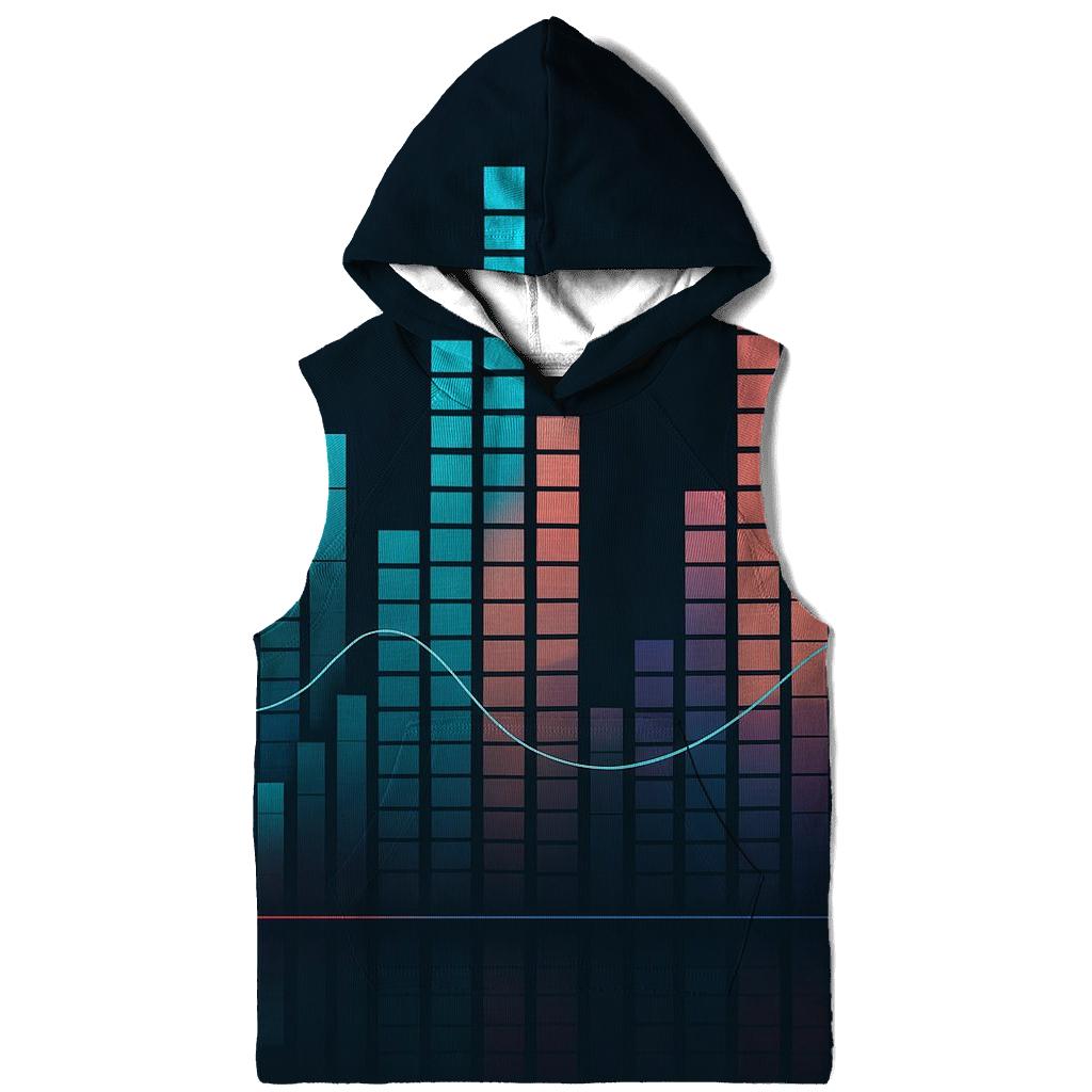 Floating Equalizer Cityscape graphic hoodies