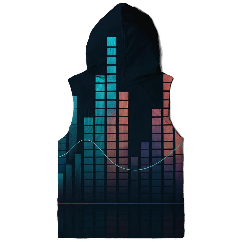 Floating Equalizer Cityscape graphic hoodies