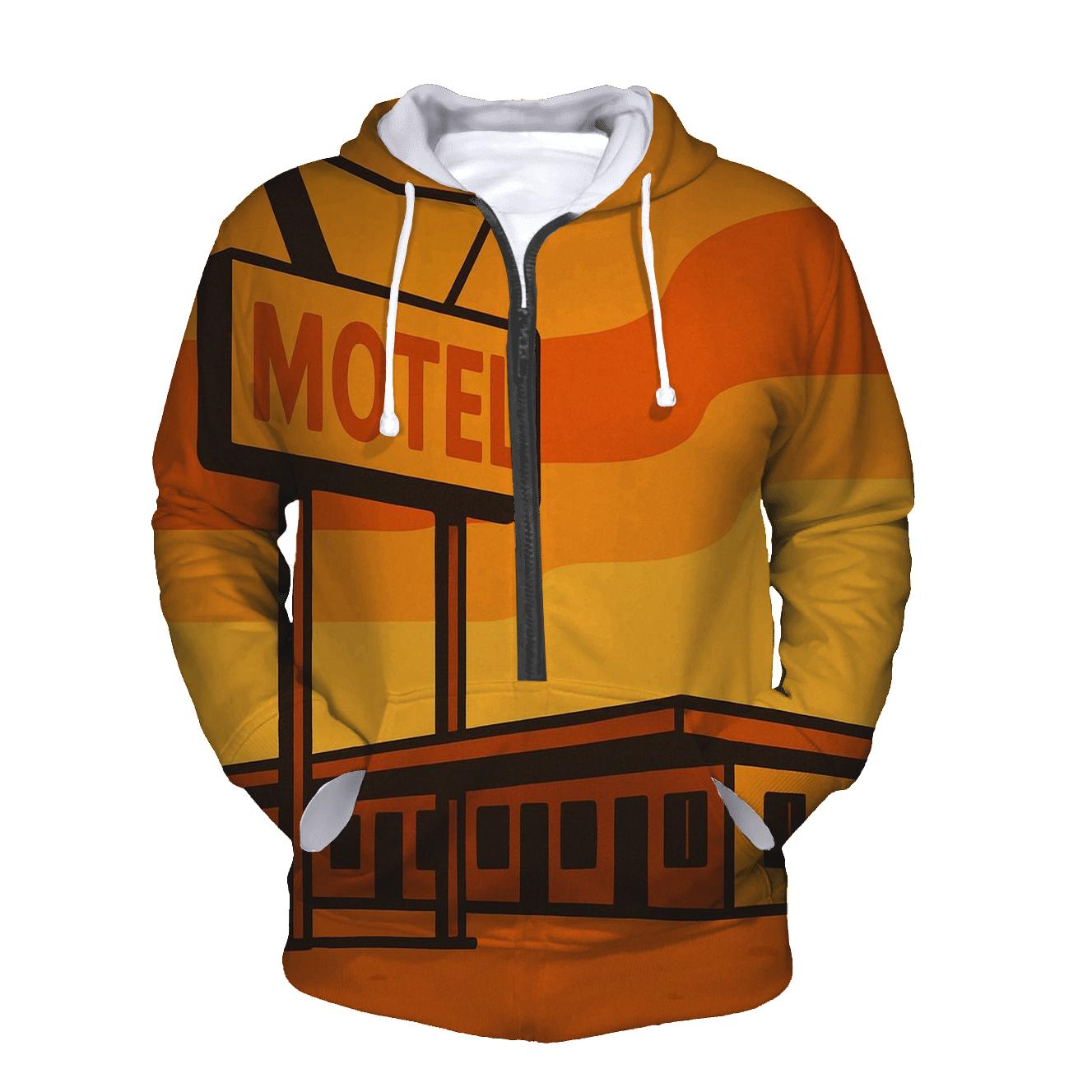 Sunset Motel Signage hoodie trends