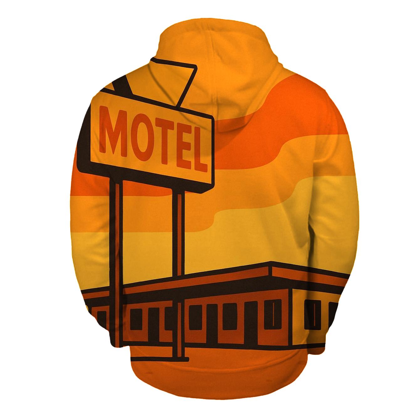Sunset Motel Signage hoodie trends