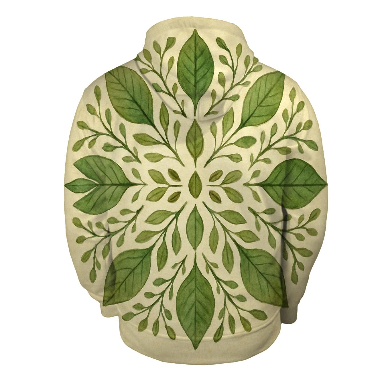 Forest Breath Mandala embroidered hoodies