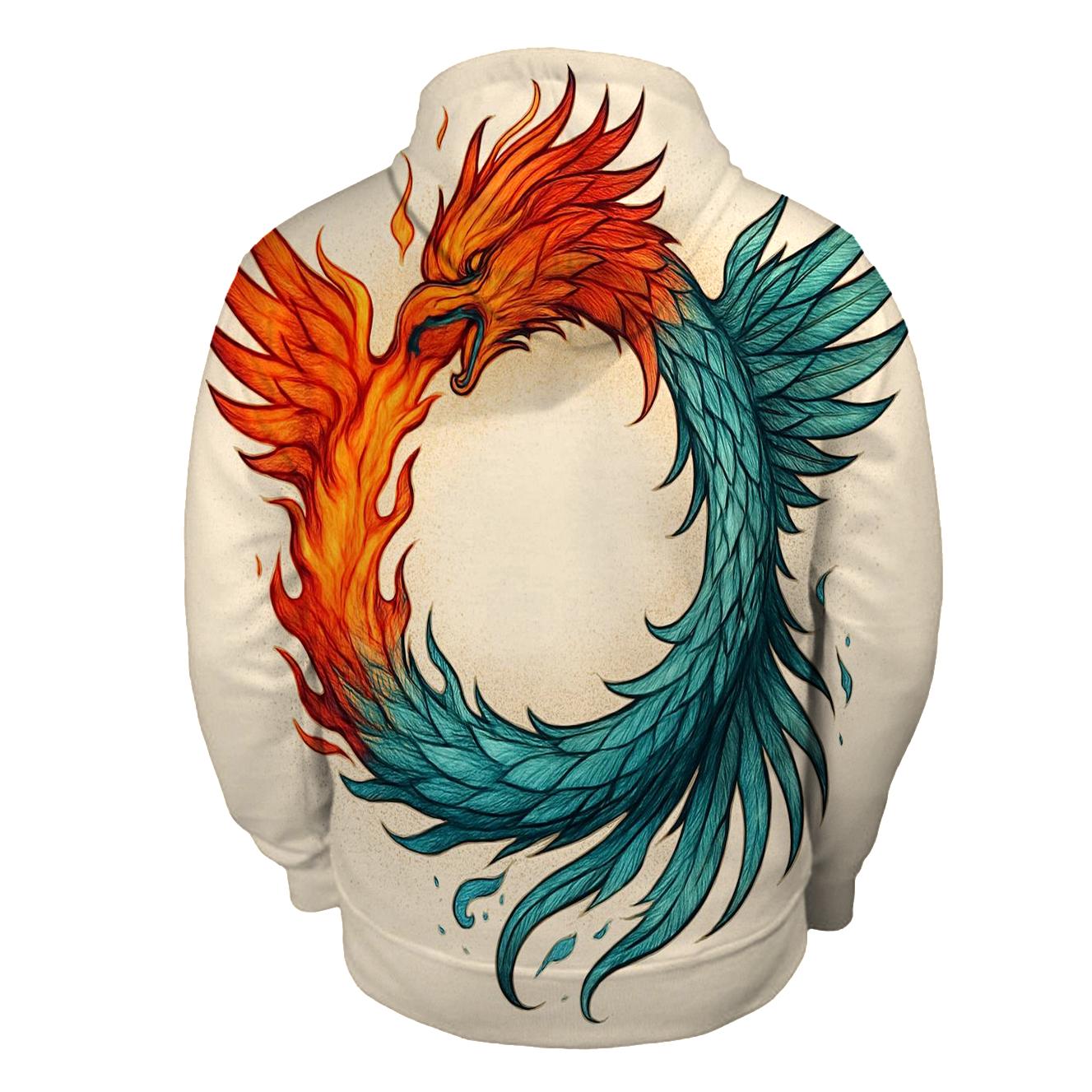 Dual Soul Phoenix Ouroboros hoodie styles