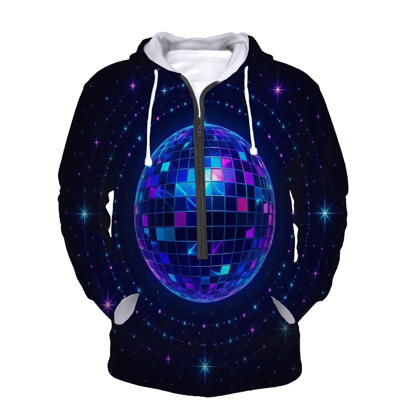 Midnight Disco Halo premium hoodies