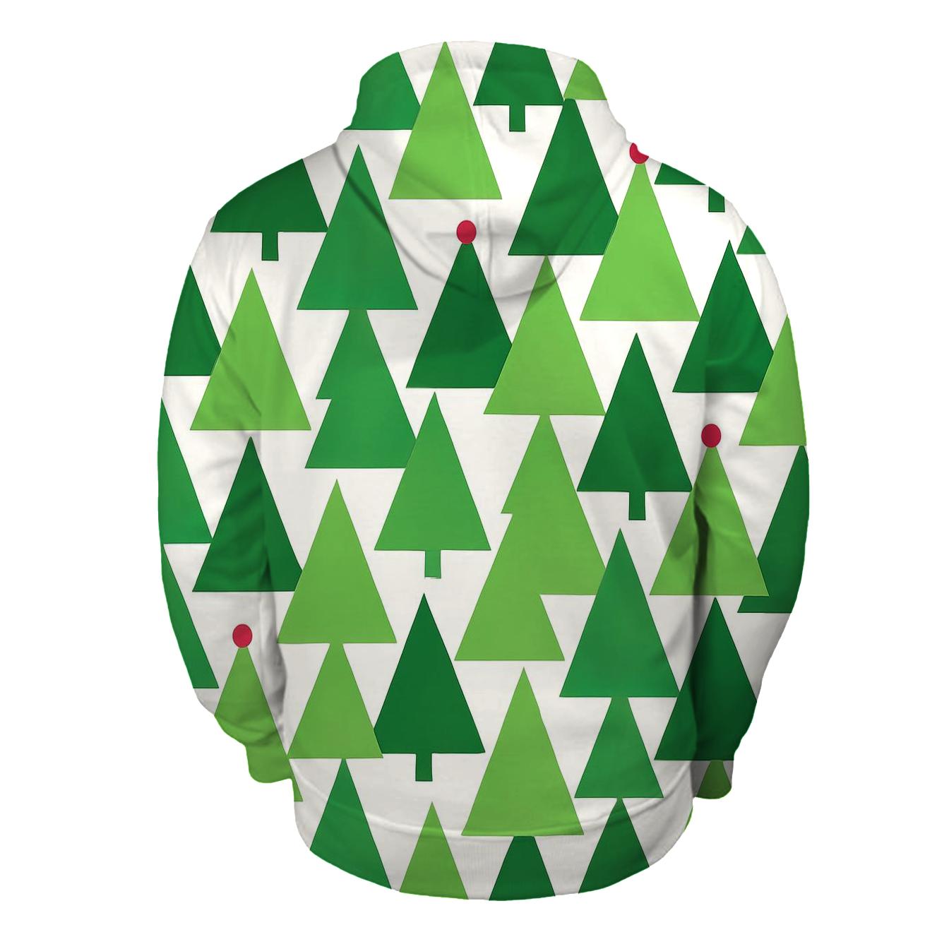 Evergreen Triangle Forest lightweight hoodies