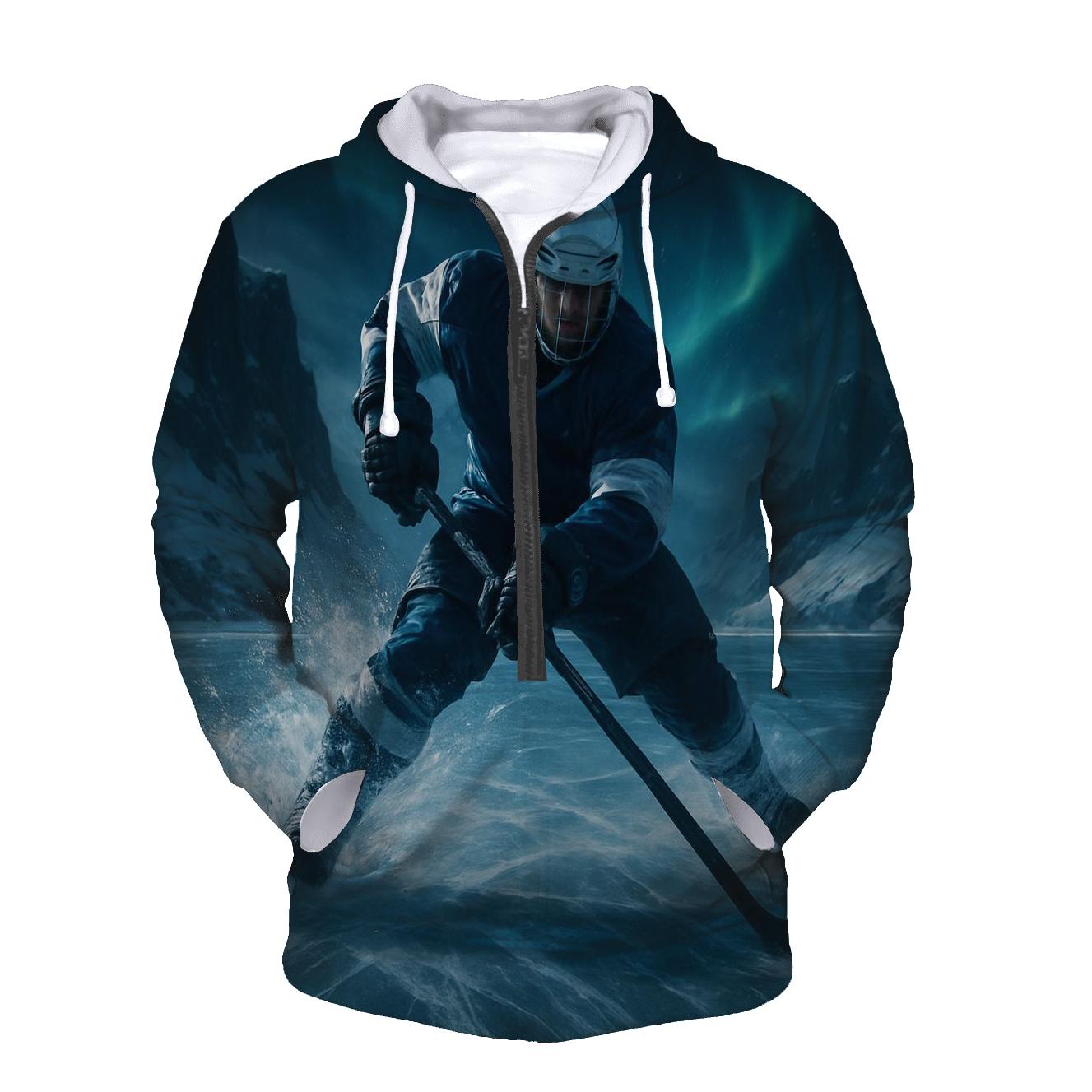 Arctic Ice Hockey Storm designer hoodies