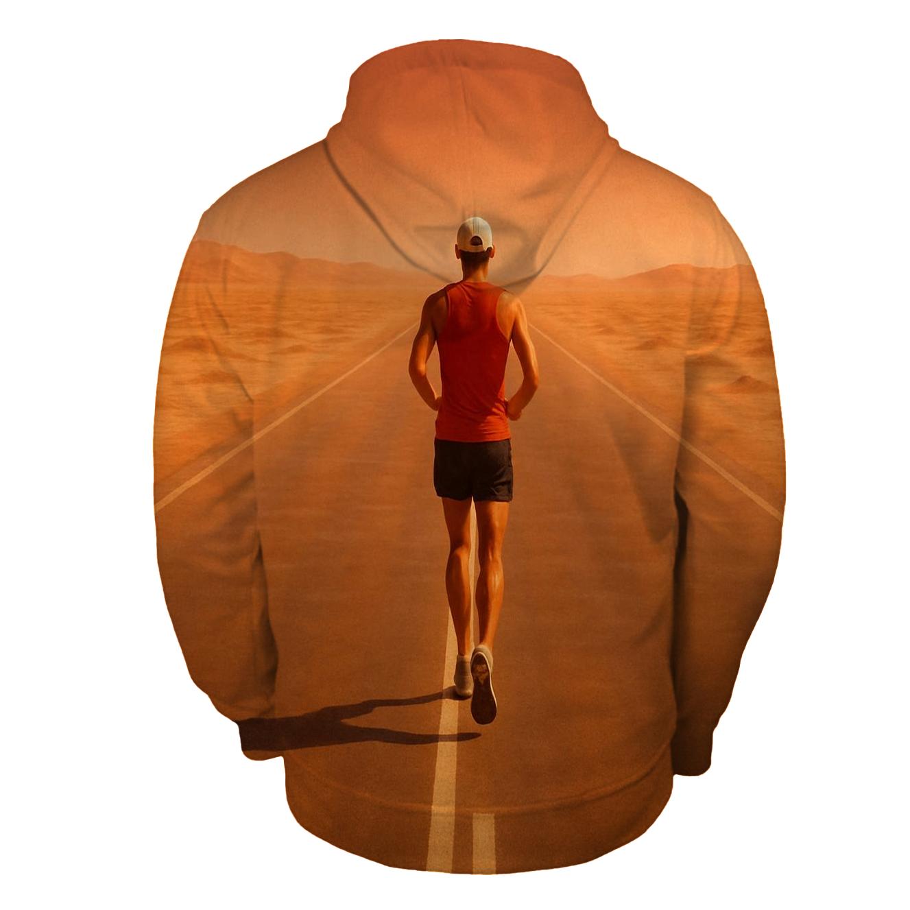 Desert Marathon Mirage printed hoodies