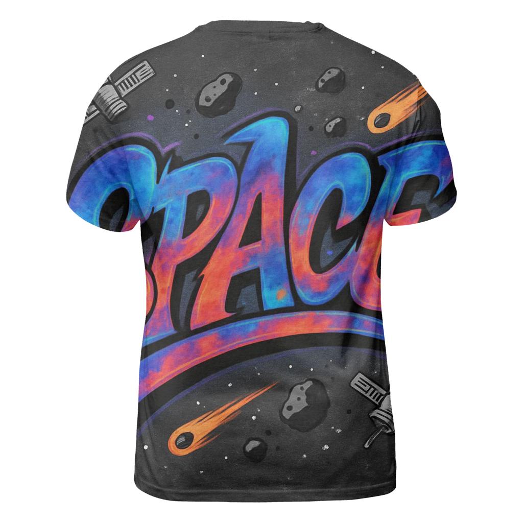Galactic Graffiti Flow personalized full print shirts