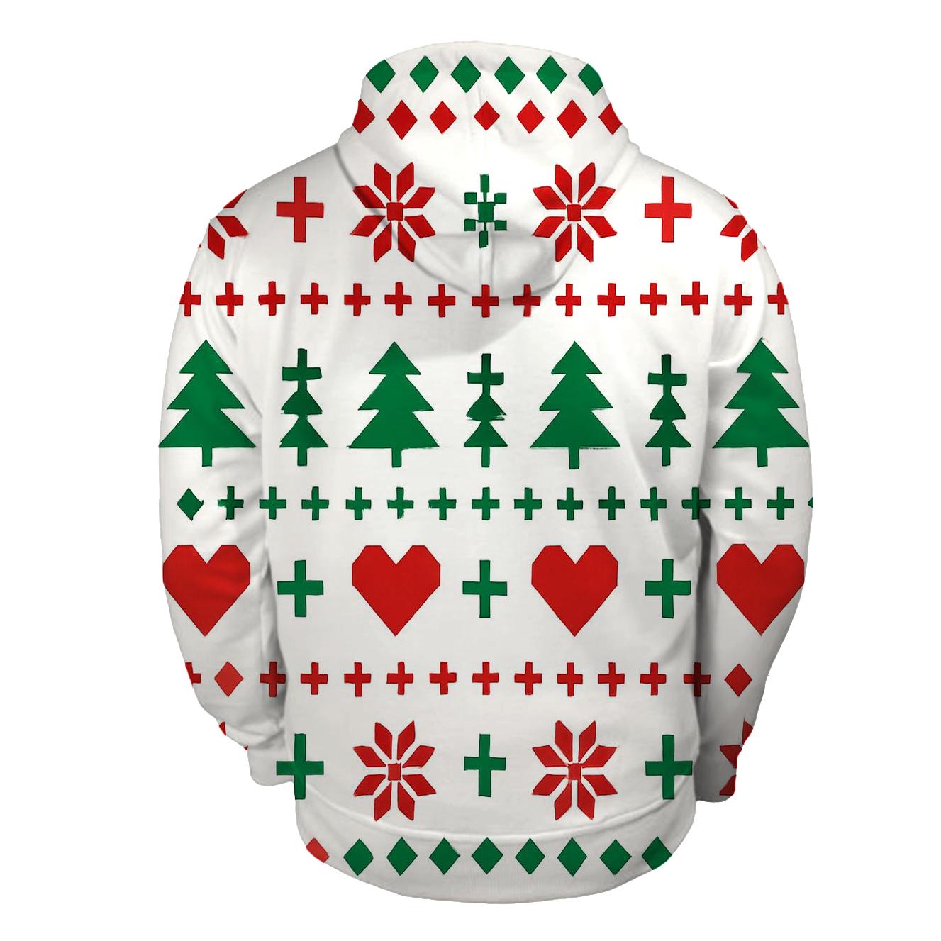 Nordic Knit Echoes hoodies fashion
