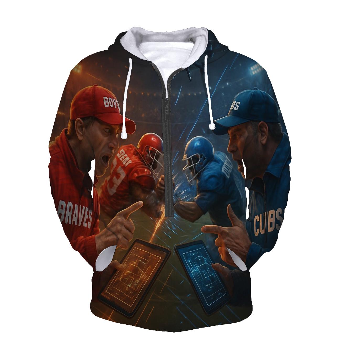 Sideline Brawl Of Strategy Boards designer hoodies
