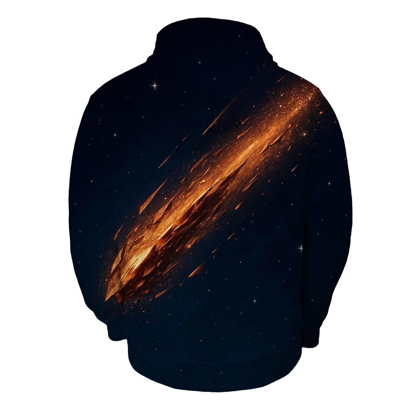 Bronze Meteor Spark Trail pullover hoodies