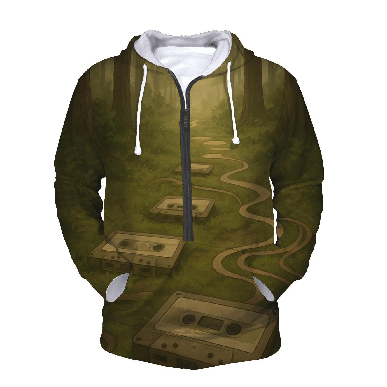 Cassette Forest Path designer hoodies
