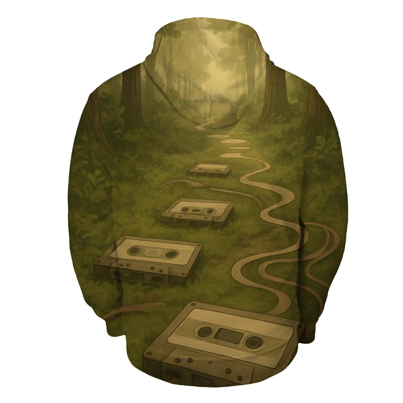 Cassette Forest Path designer hoodies