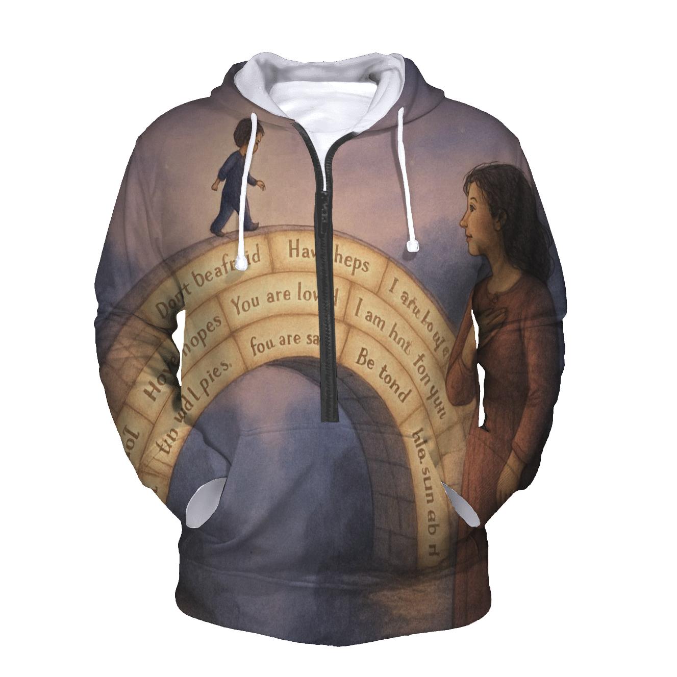 The Bridge Of Her Stories Crossing From Fear To Courage pullover hoodies