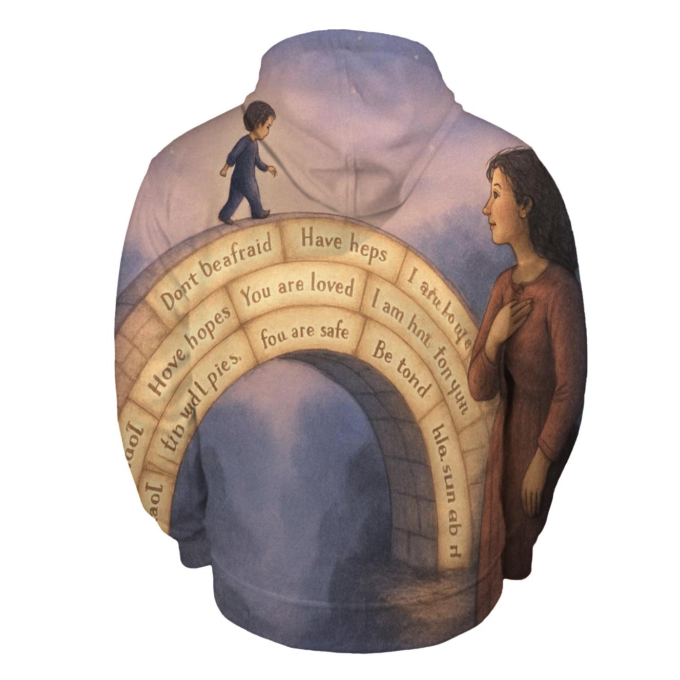 The Bridge Of Her Stories Crossing From Fear To Courage pullover hoodies