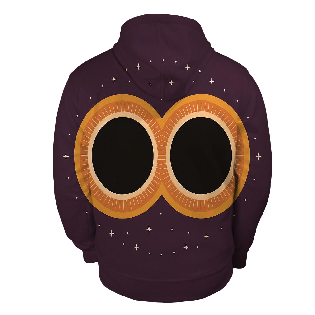 Binary Eclipse Double Corona embroidered hoodies