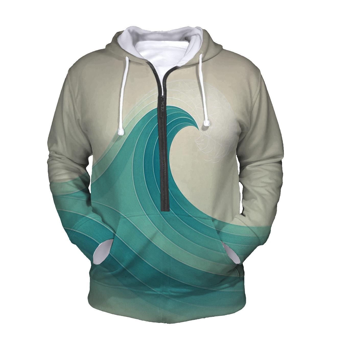 Ocean Pulse Sacred Wave hoodie styles