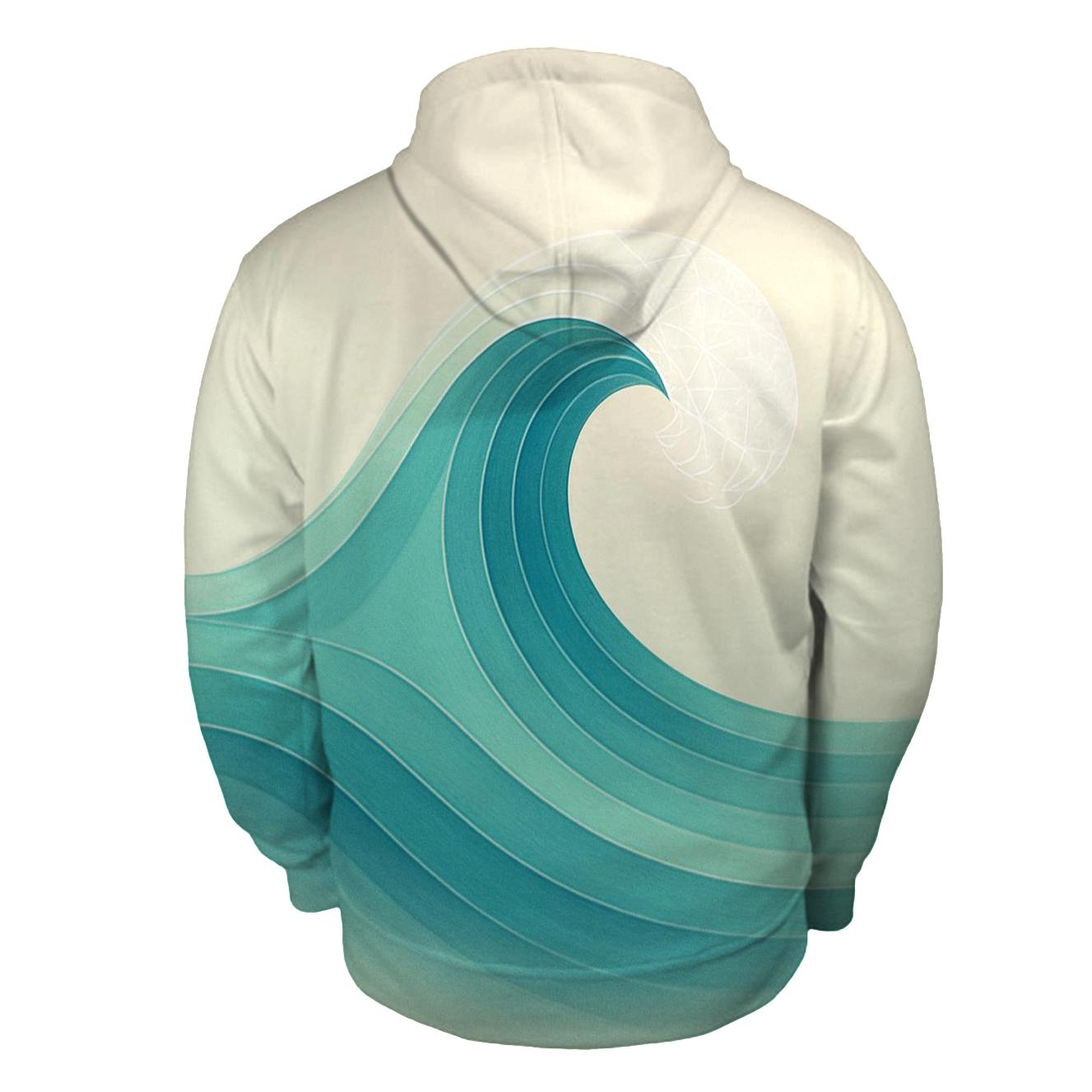 Ocean Pulse Sacred Wave hoodie styles