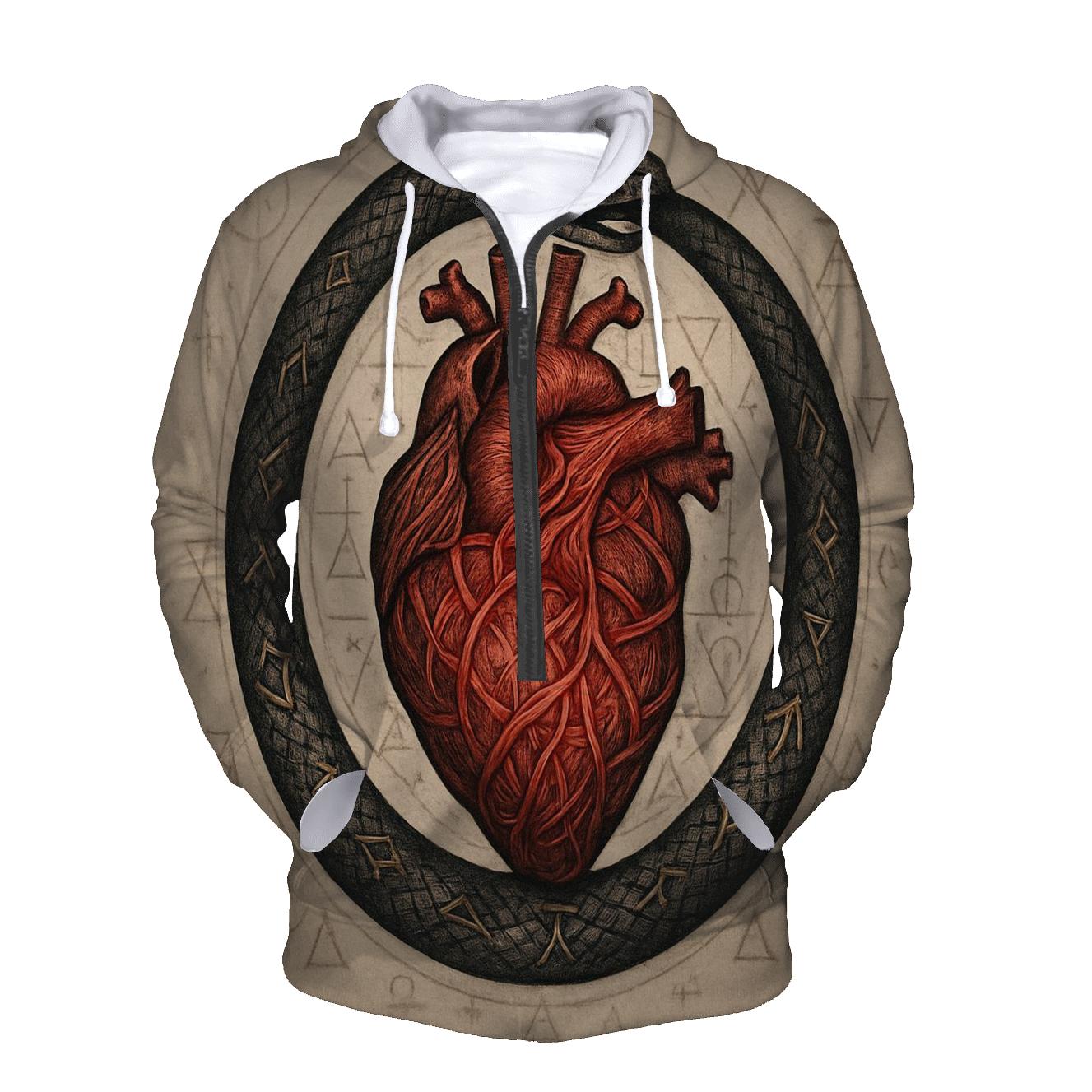Alchemical Heart Ouroboros lightweight hoodies