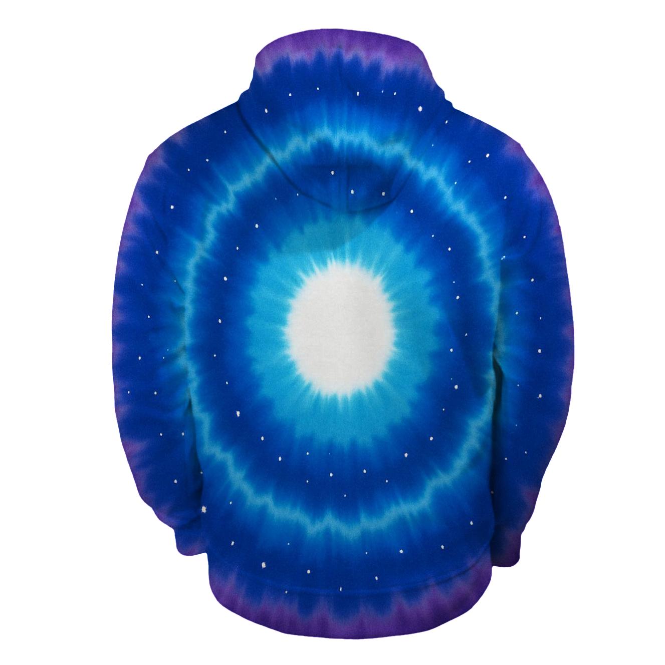 Galactic Ripple Bullseye Rings pullover hoodies