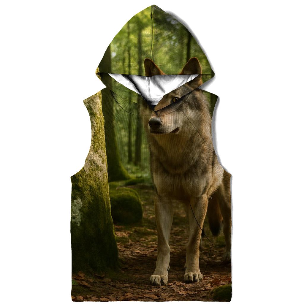 Eurasian Wolf At Ancient Forest Megaliths hoodie styles