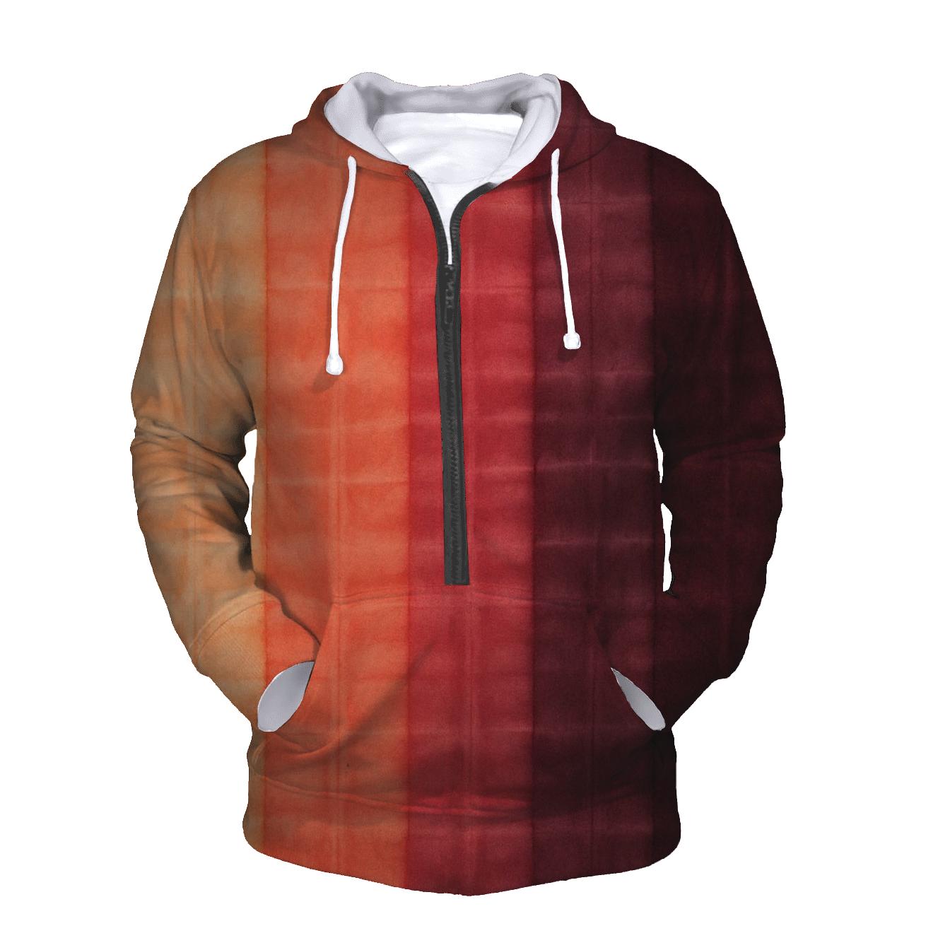 Sunset Fold Overdye Strata lightweight hoodies
