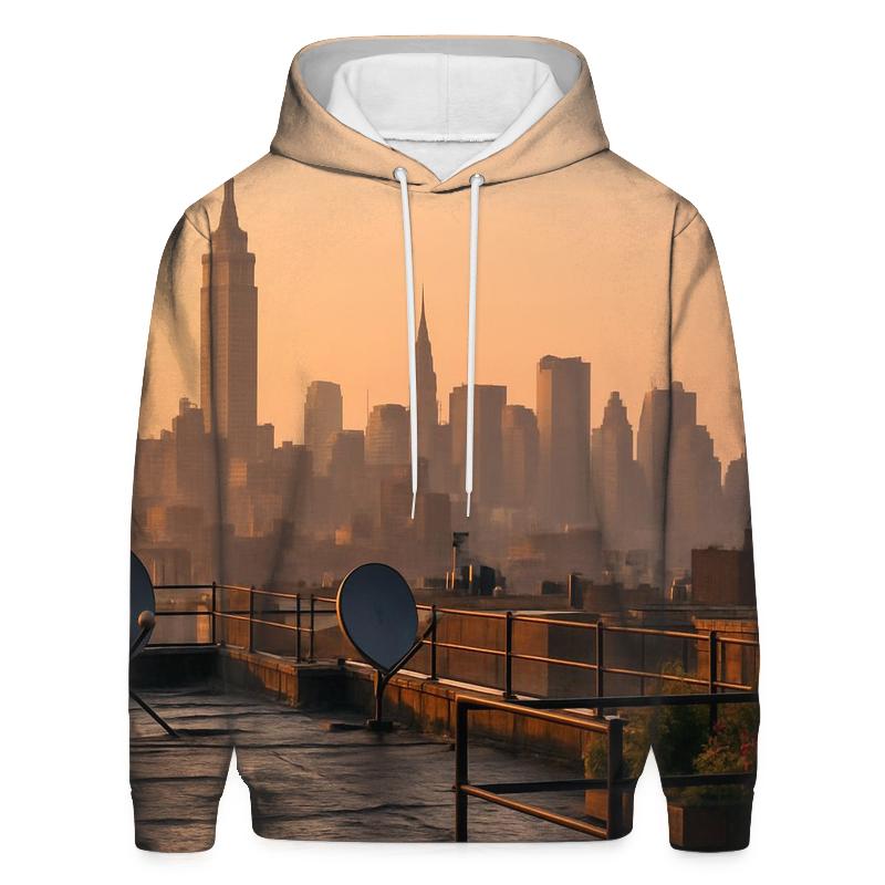 Autumn Sunrise From A Queens Rooftop hoodie designs