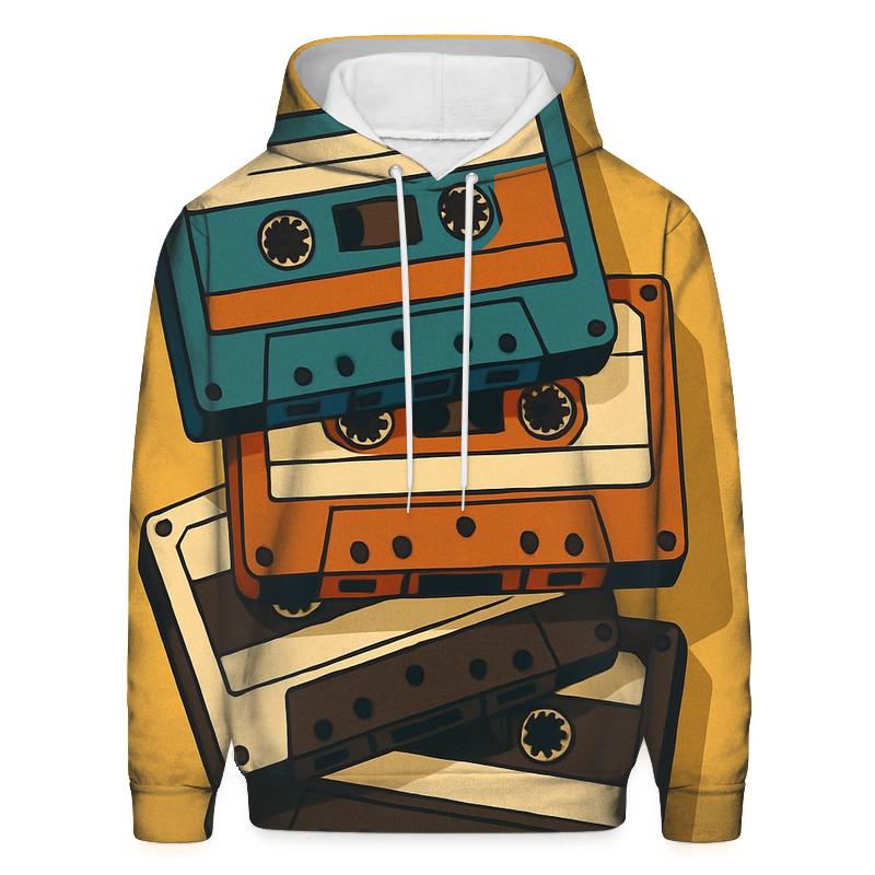 Cassette Mixtape Memories heavyweight hoodies