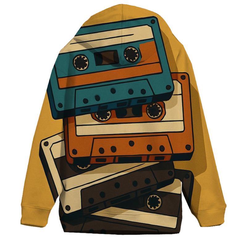 Cassette Mixtape Memories heavyweight hoodies