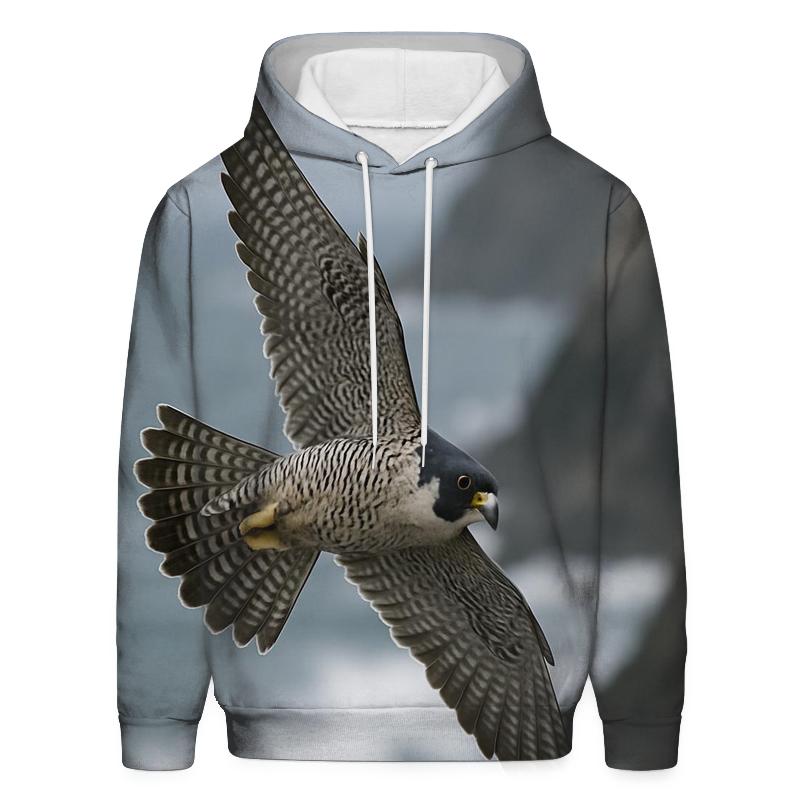 Surf Break Hunter Peregrine Falcon graphic hoodies