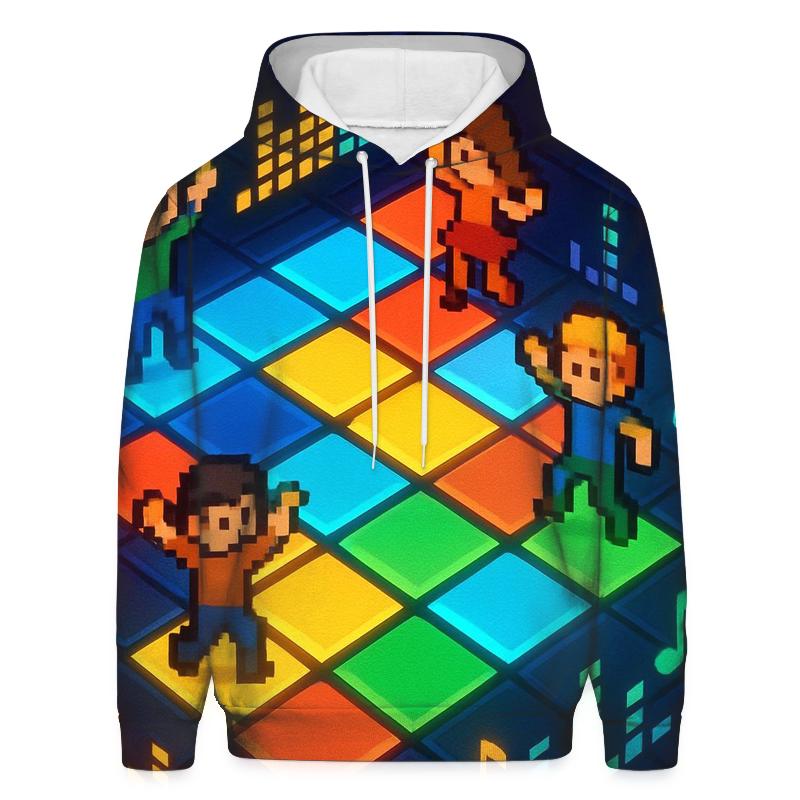 Pixel Dance Arcade Floor heavyweight hoodies