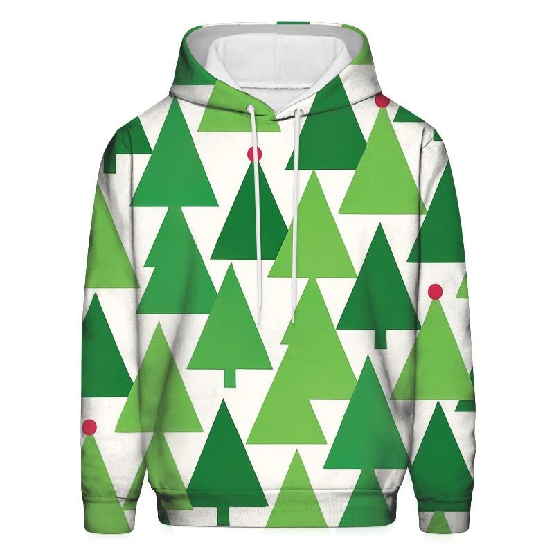 Evergreen Triangle Forest zip-up hoodies