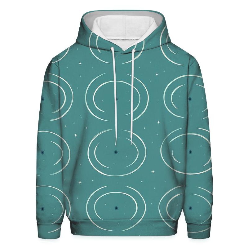 Gravitational Lens Arc Mosaic graphic hoodies