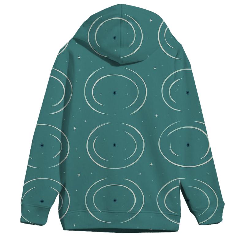Gravitational Lens Arc Mosaic graphic hoodies