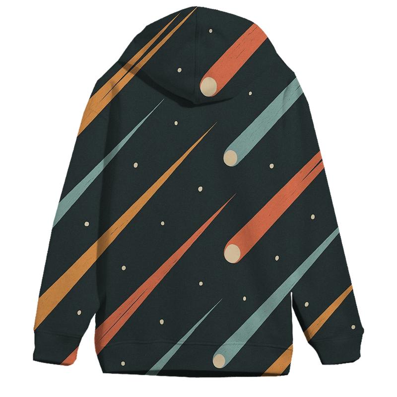 Comet Trail Fan Array printed hoodies