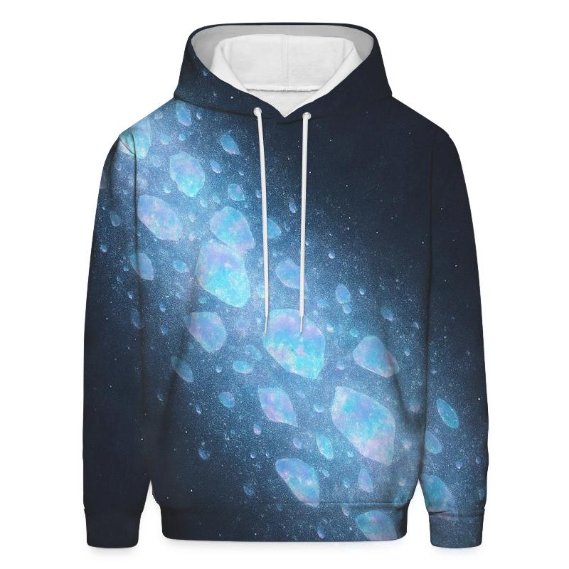 Opalescent Stardust Cascade pullover hoodies