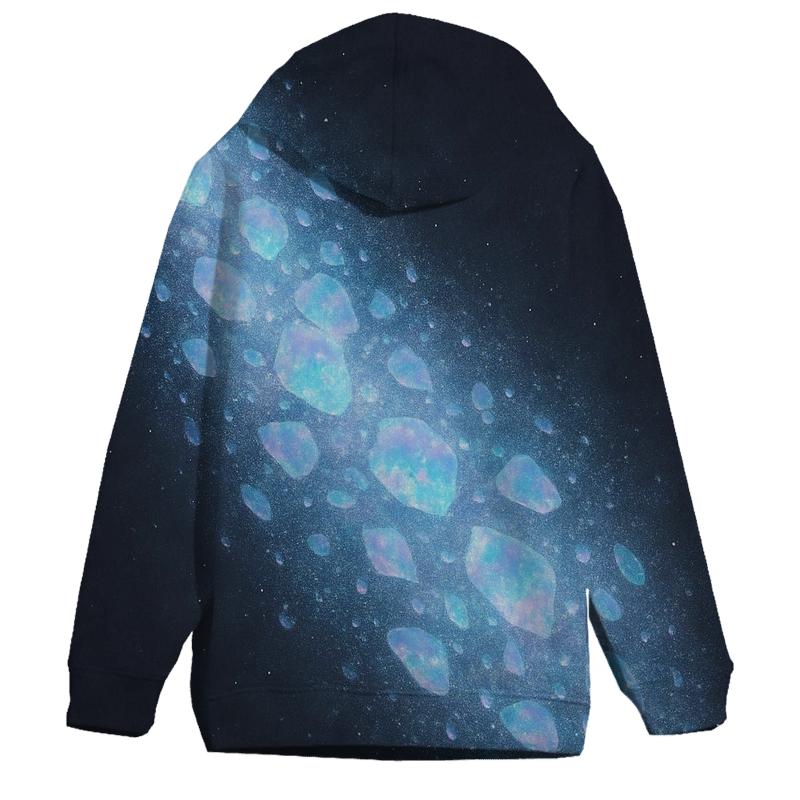 Opalescent Stardust Cascade pullover hoodies