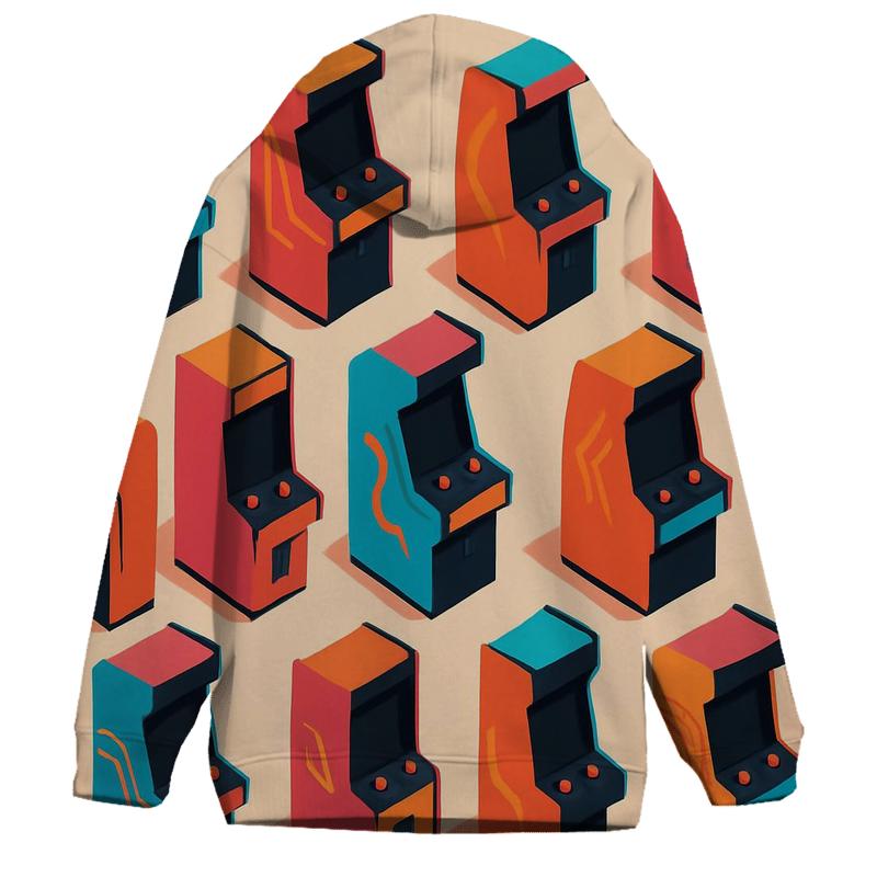 Retro Arcade Grid hoodie designs