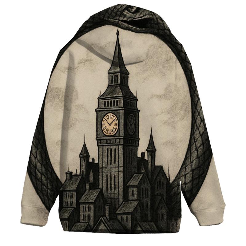 Clocktower City Ouroboros heavyweight hoodies