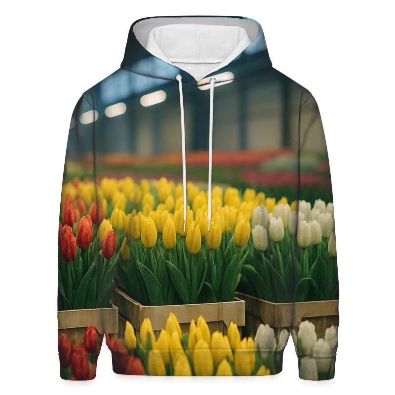 Tulip Crates At Dawn Market heavyweight hoodies