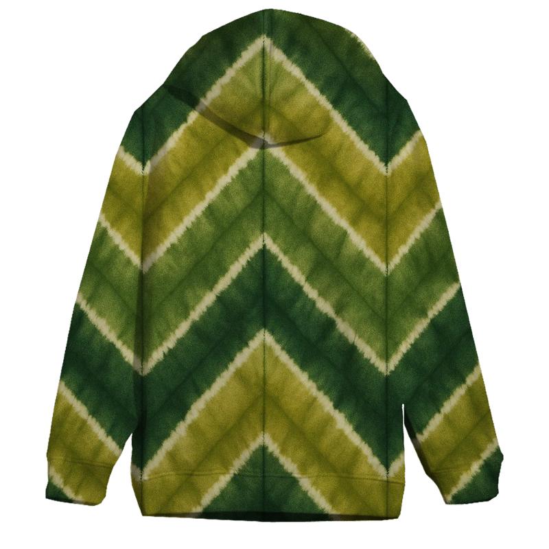 Forest Echo Chevron Accordion graphic hoodies