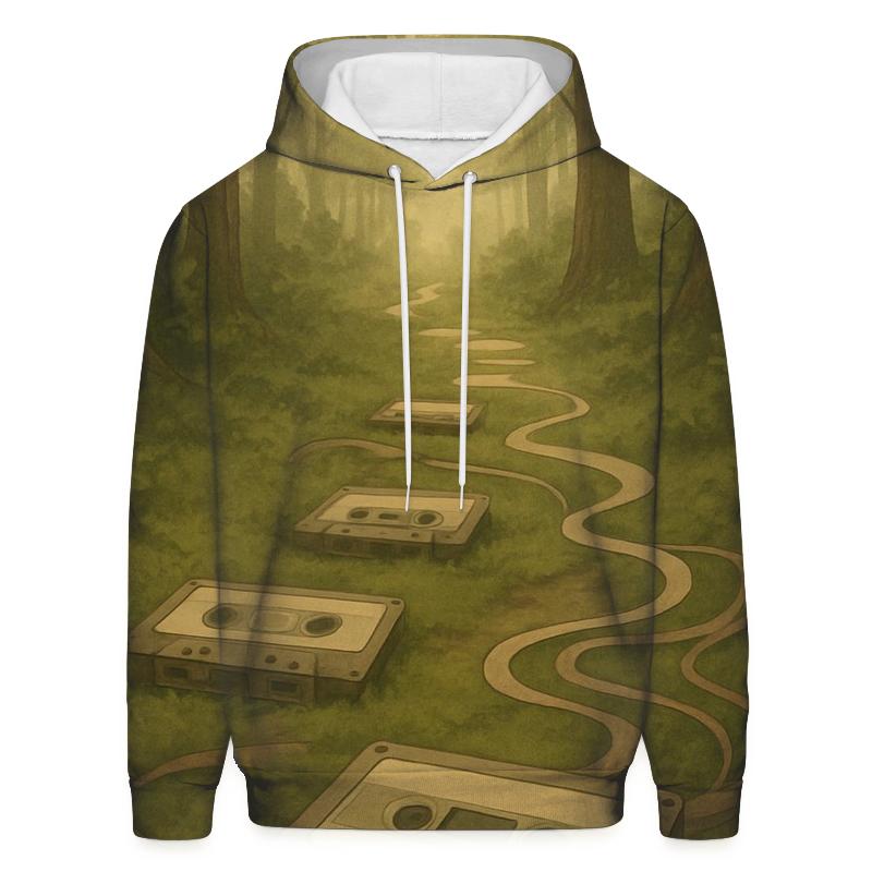 Cassette Forest Path lightweight hoodies