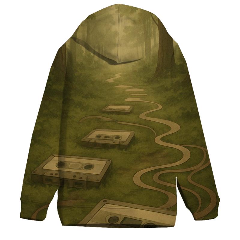 Cassette Forest Path lightweight hoodies