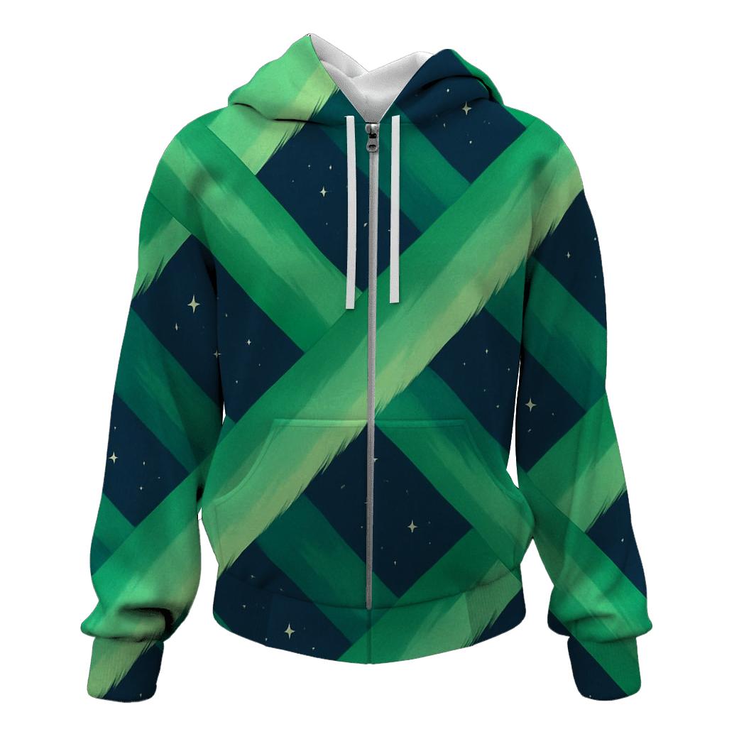 Aurora Ribbon Lattice custom hoodies