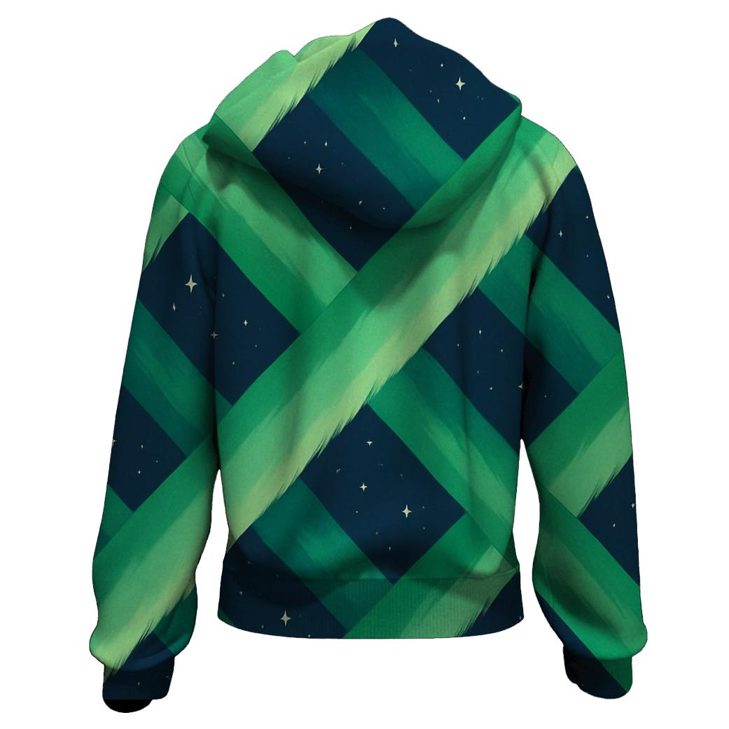 Aurora Ribbon Lattice custom hoodies