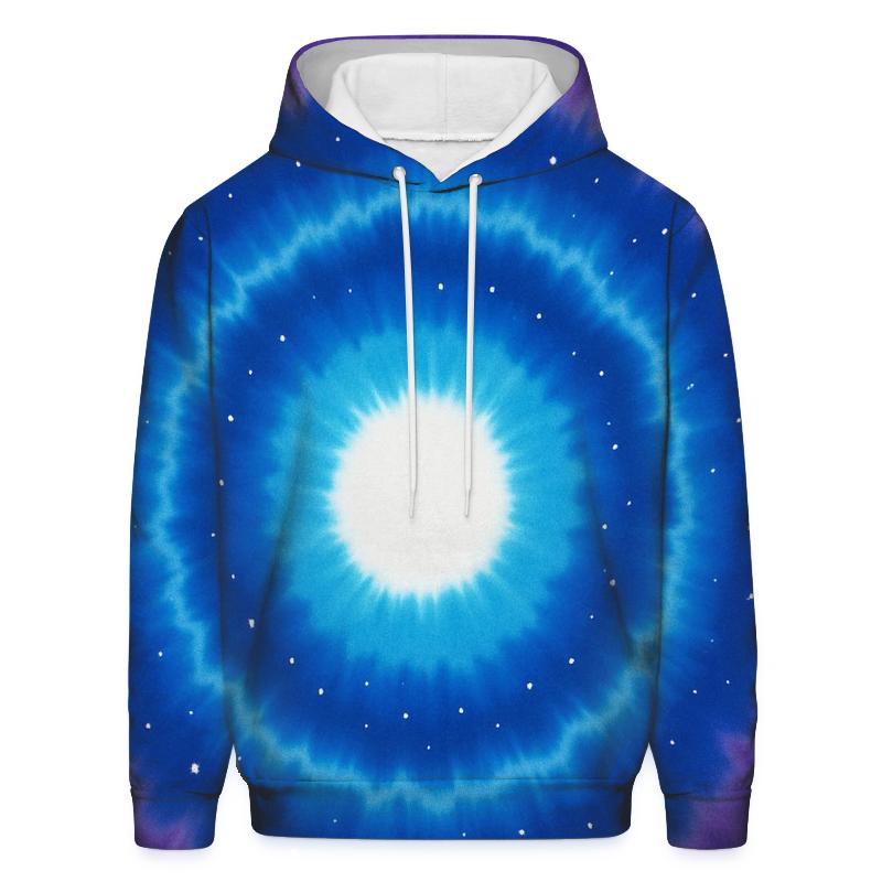 Galactic Ripple Bullseye Rings printed hoodies