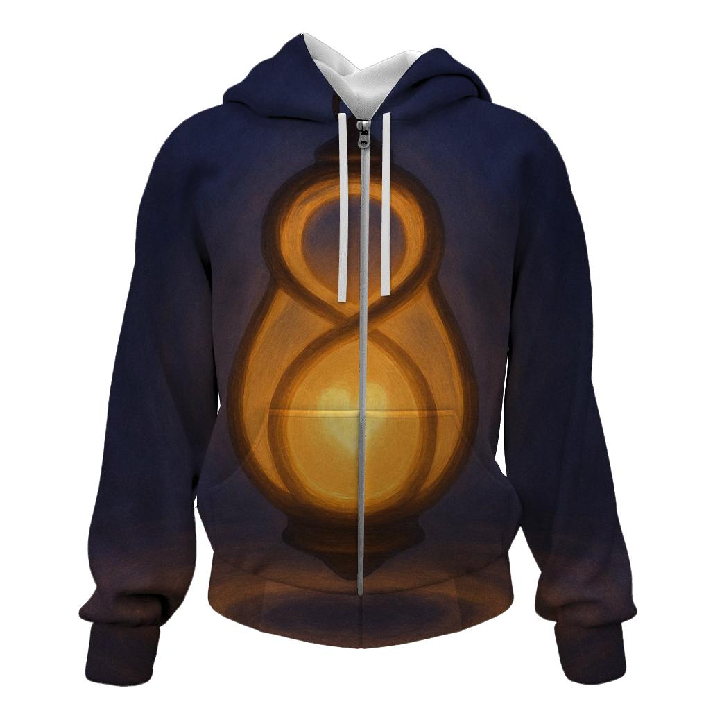 Infinite Heart Lantern heavyweight hoodies