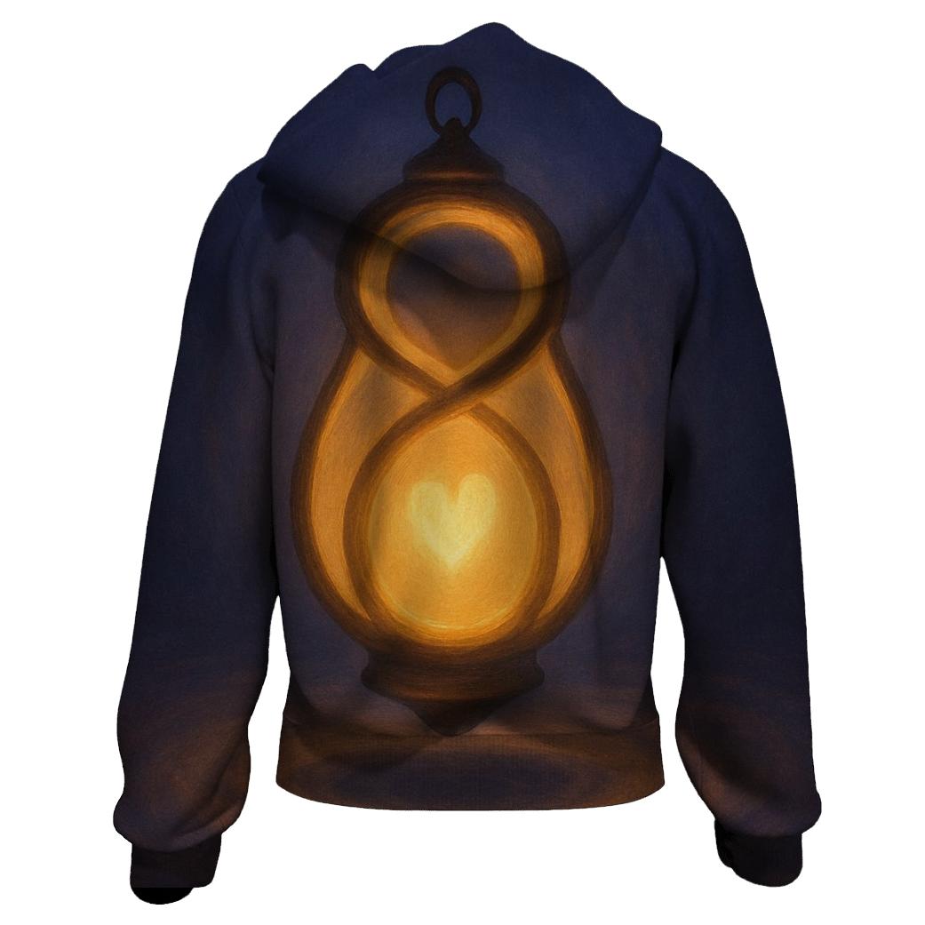 Infinite Heart Lantern heavyweight hoodies