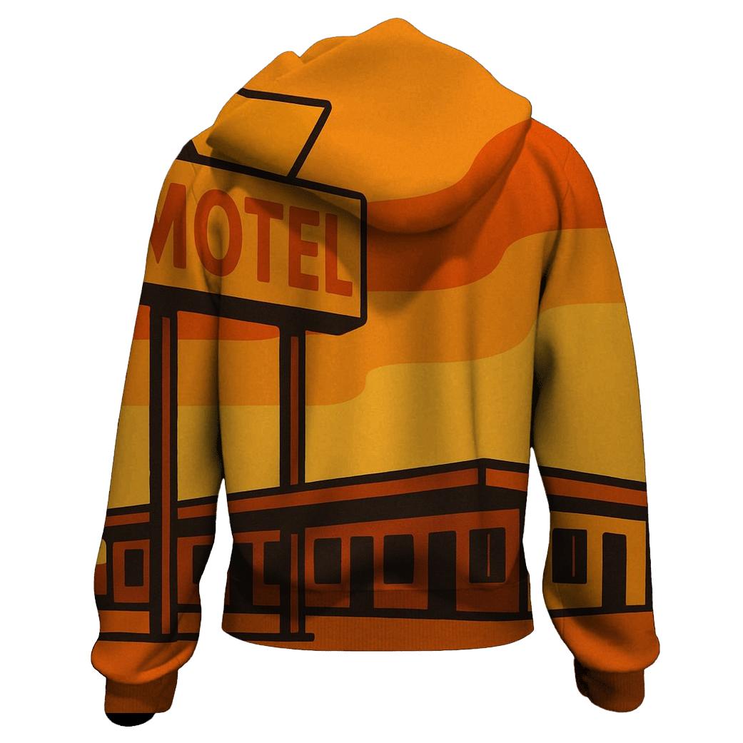 Sunset Motel Signage custom hoodies
