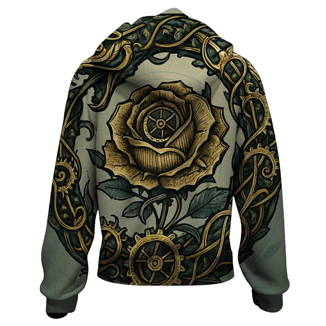 Mechanical Garden Ouroboros graphic hoodies