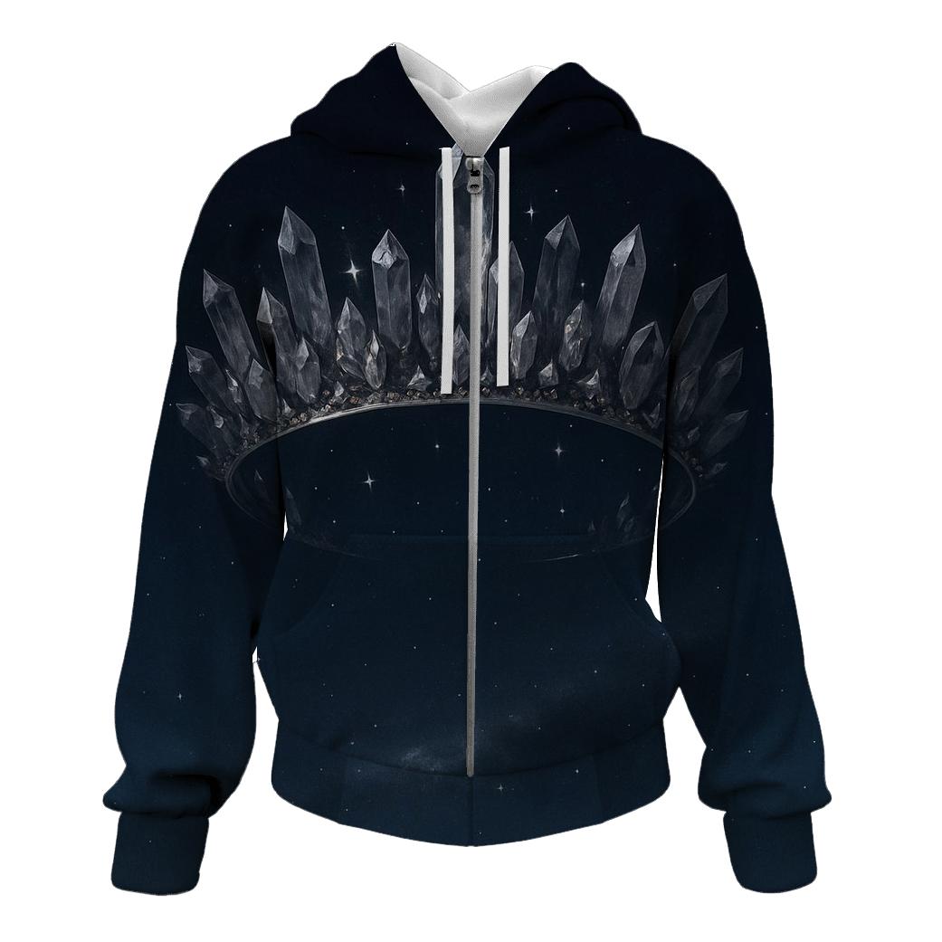 Crystal Constellation Crown premium hoodies